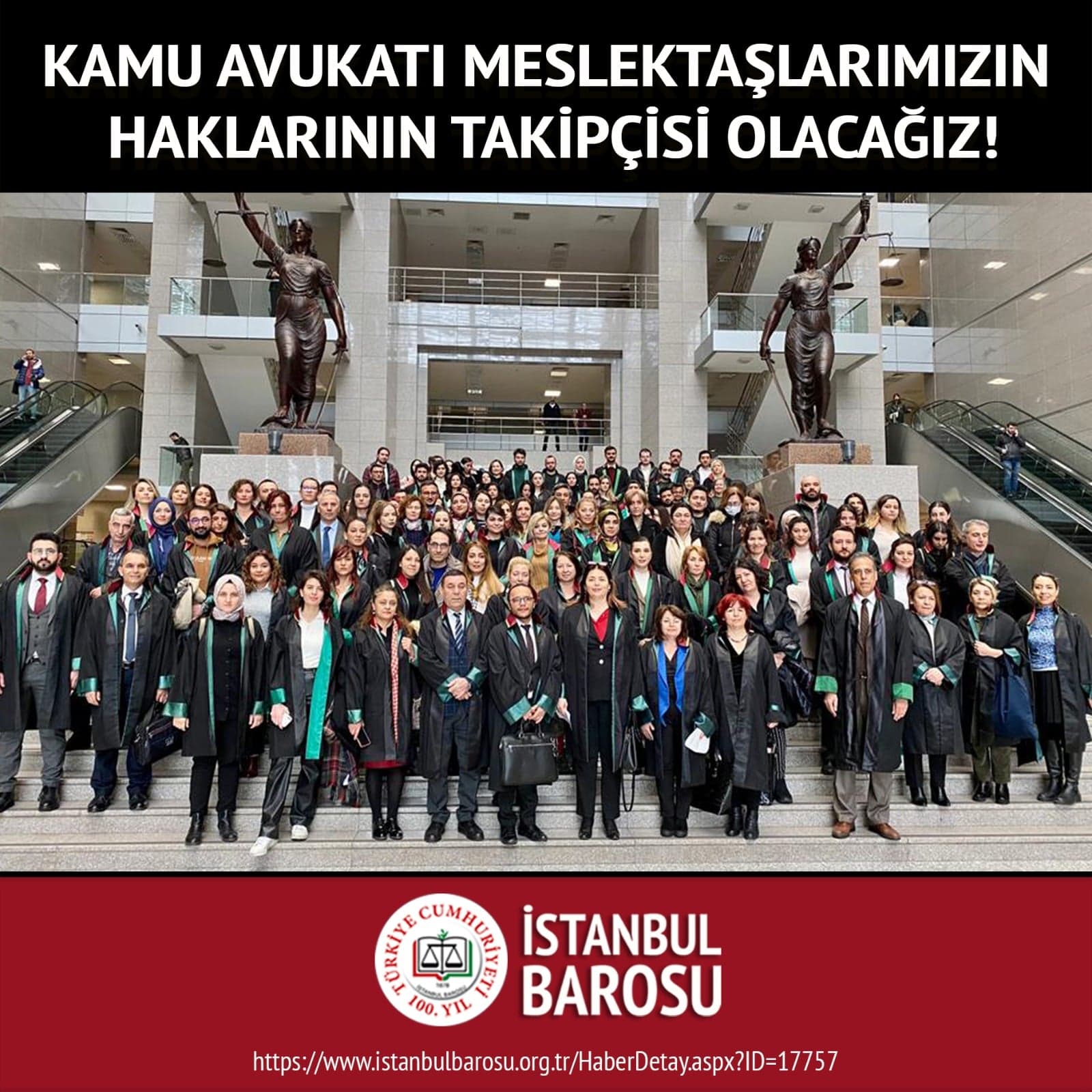 Kamu Avukatı Meslektaşlarımızın Haklarının Takipçisi Olacağız!