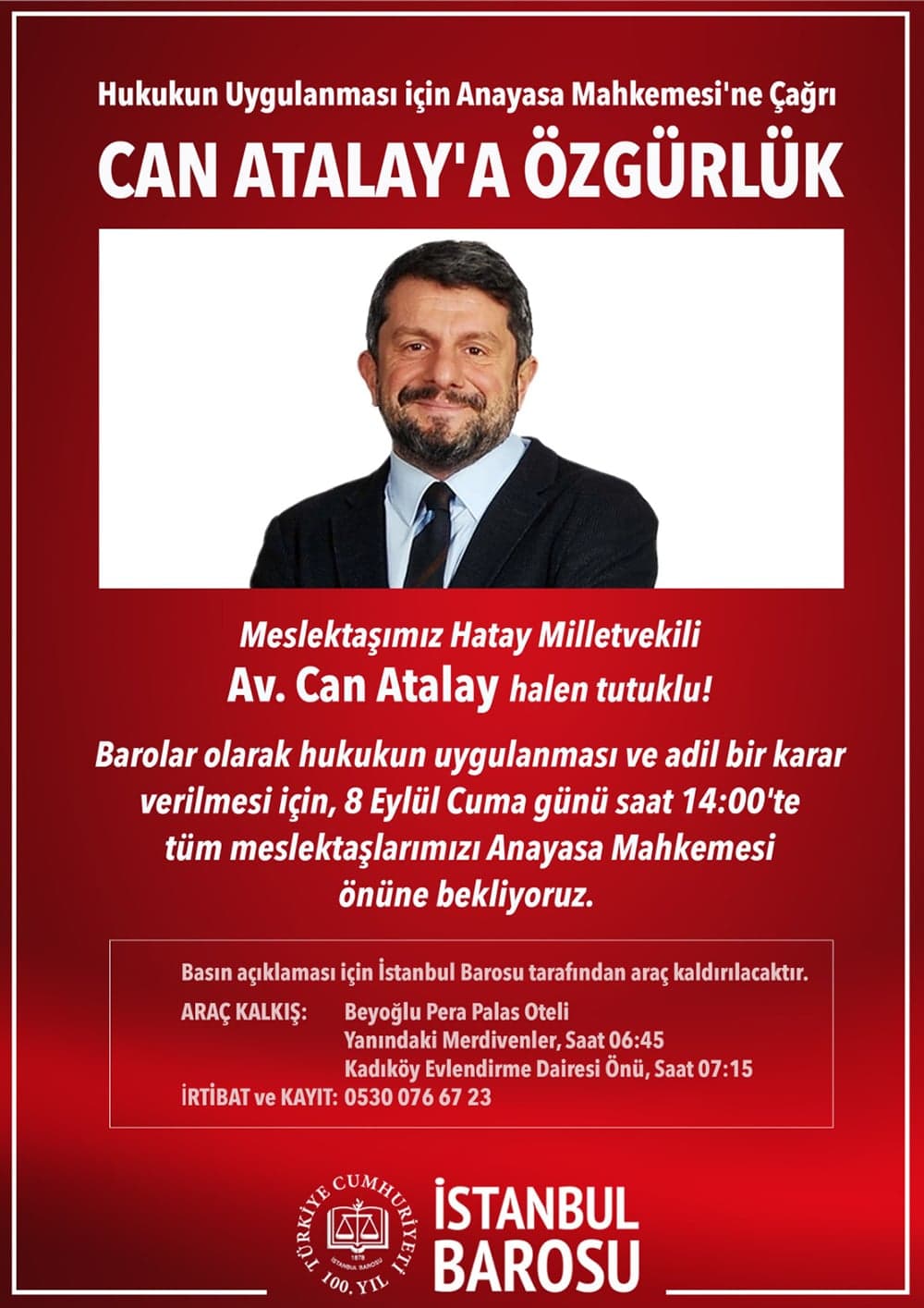 Can Atalay'a Özgürlük