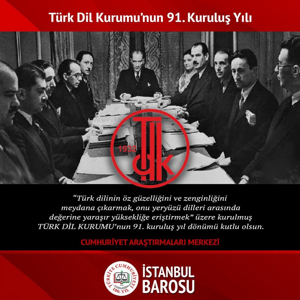 Türk Dil Kurumu'nun 91. Kuruluş Yıl Dönümü