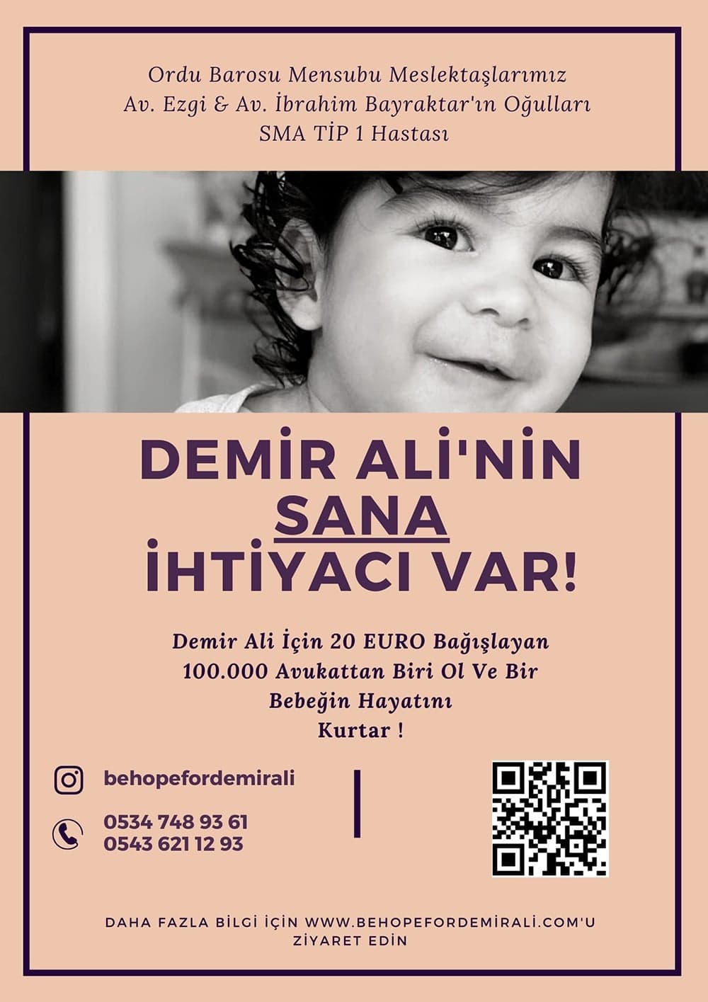 Demir Ali Yürümek İçin Yardımlarınızı Bekliyor!