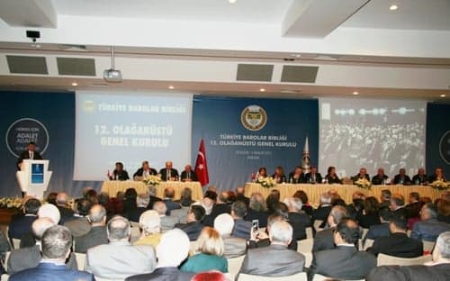 Türkiye Barolar Birliği Olağanüstü Genel Kurulu’Ndan Tarihi Karar