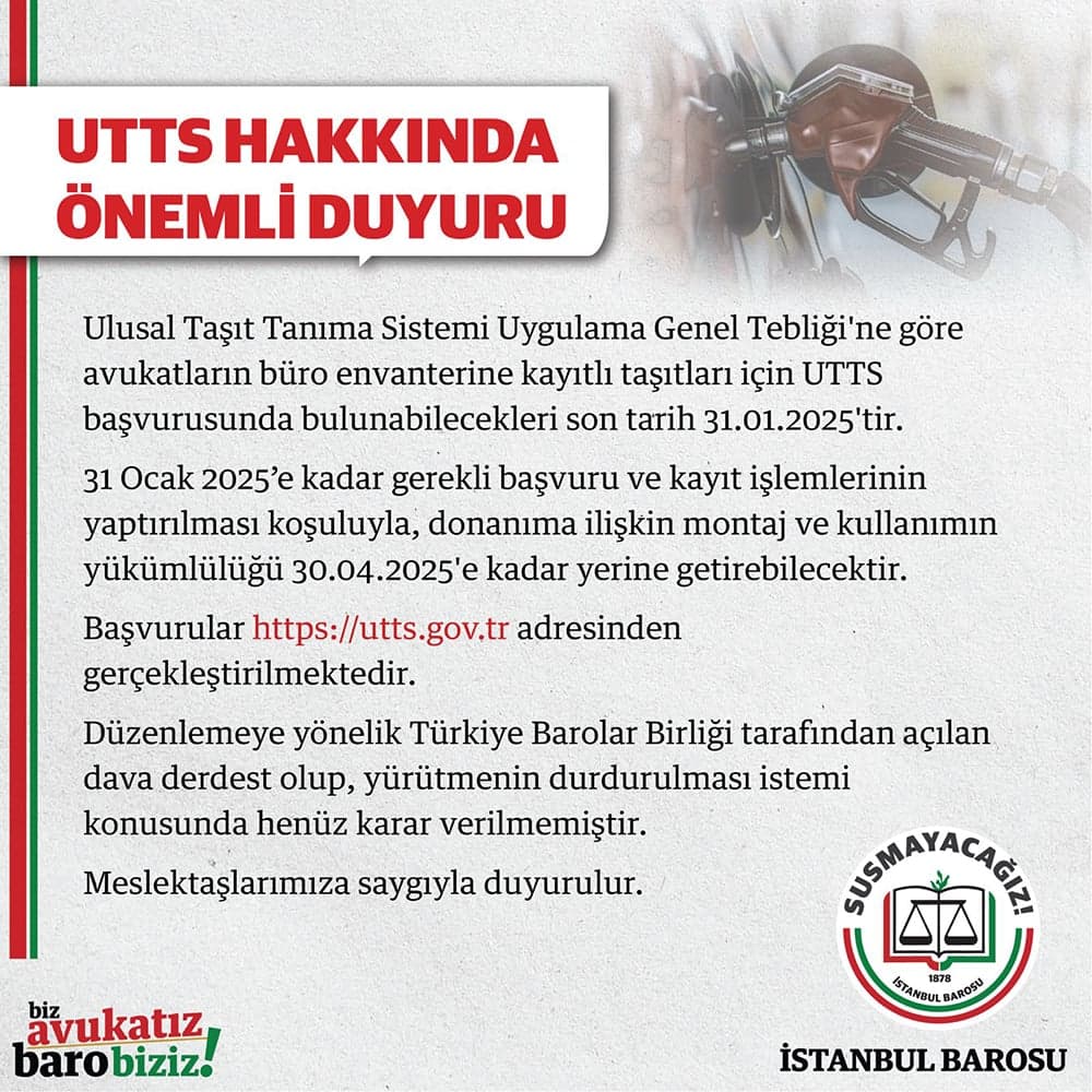 UTTS Hakkında Önemli Duyuru