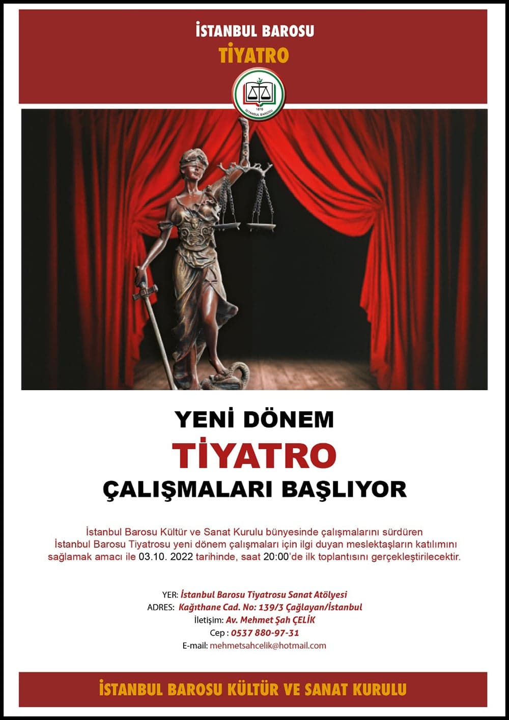 Yeni Dönem Tiyatro Çalışmaları Başlıyor