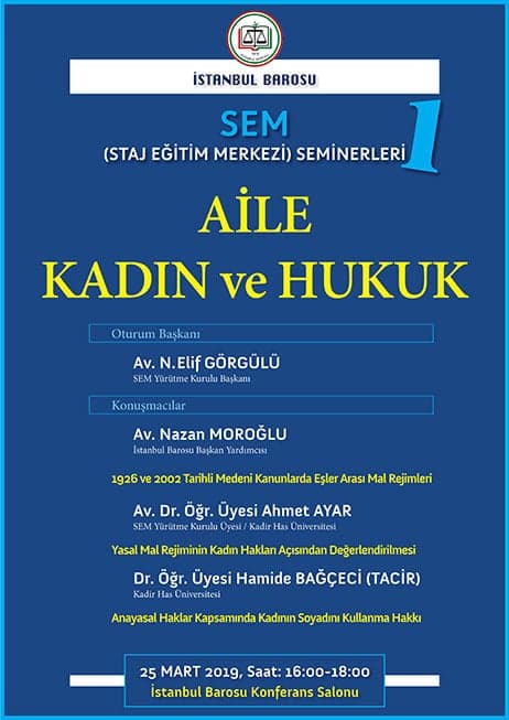 SEM TELAFİ - AİLE KADIN VE HUKUK