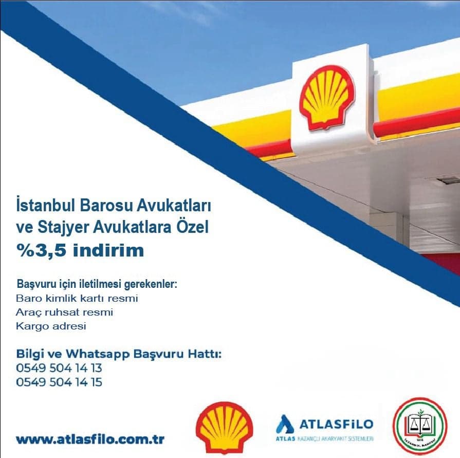İstanbul Barosu Avukatlara ve Stajyer Avukatlara Özel İndirim