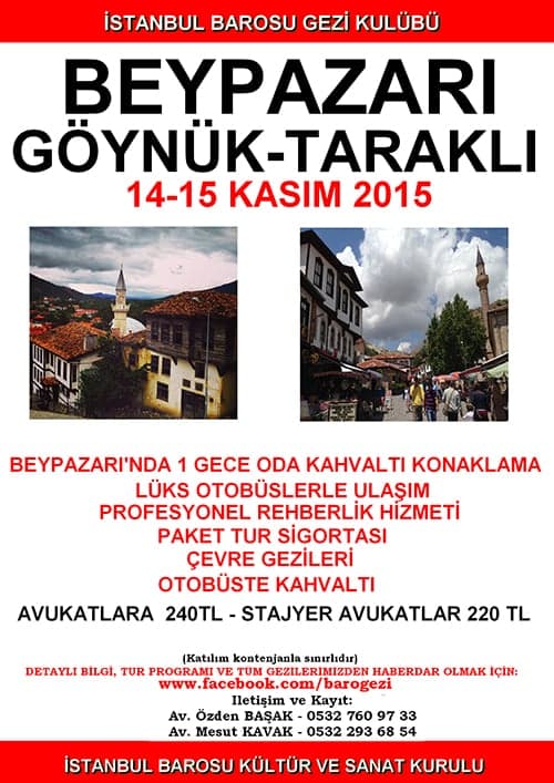 Beypazarı Göynük - Taraklı Gezisi