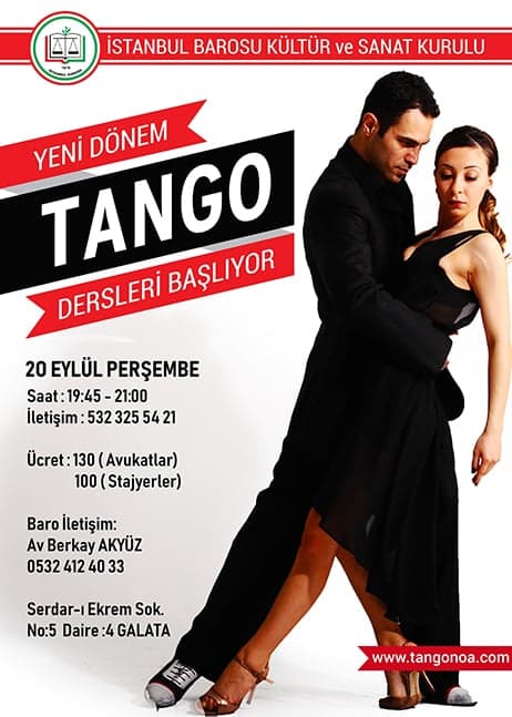 Yeni Dönem Tango Dersleri Başlıyor