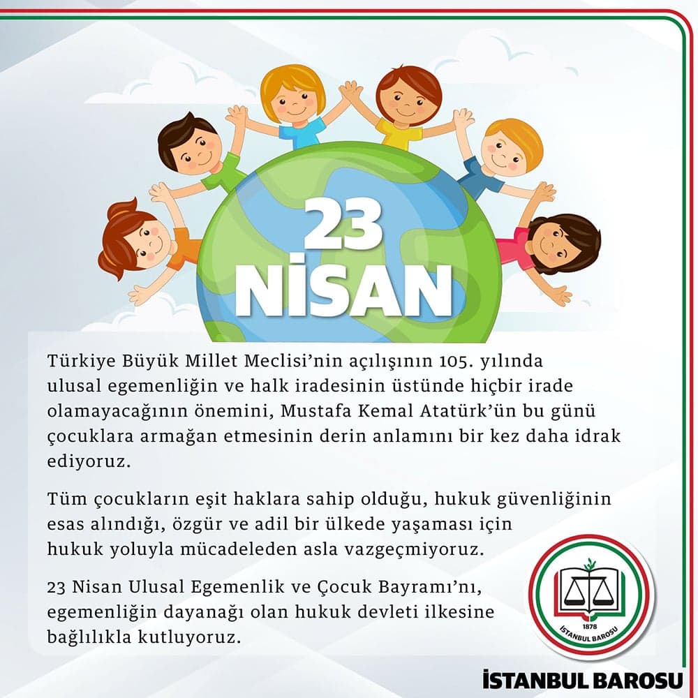 23 Nisan Ulusal Egemenlik ve Çocuk Bayramı