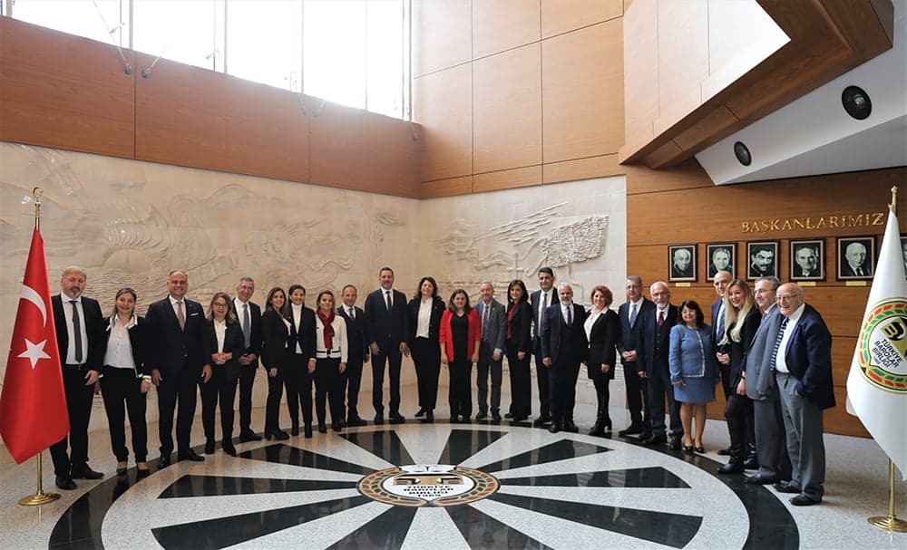 İstanbul Barosu Başkanı Av. Filiz Saraç ve Yeni Yönetim Kurulu‘ndan TBB’ye Ziyaret