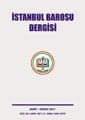 İstanbul Barosu Dergisi 2011/3 Mayıs-Haziran Sayısı Çıktı