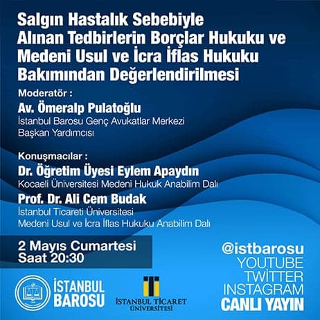 Salgın Hastalık Sebebiyle Alınann Tedbirlerin Borçlar Hukuku ile Medeni Usul ve İcra İflas Hukuku Yönünden Değerlendirilmesi
