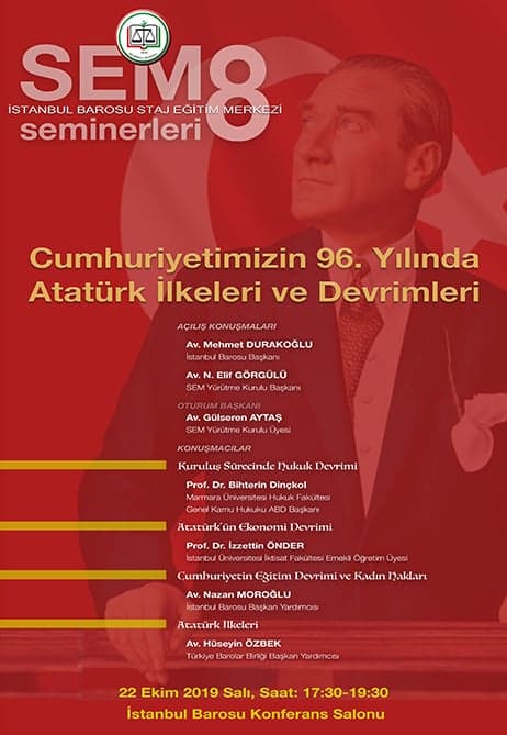 Telafi: Cumhuriyetimizin 96. Yılında Atatürk İlkeleri ve Devrimleri
