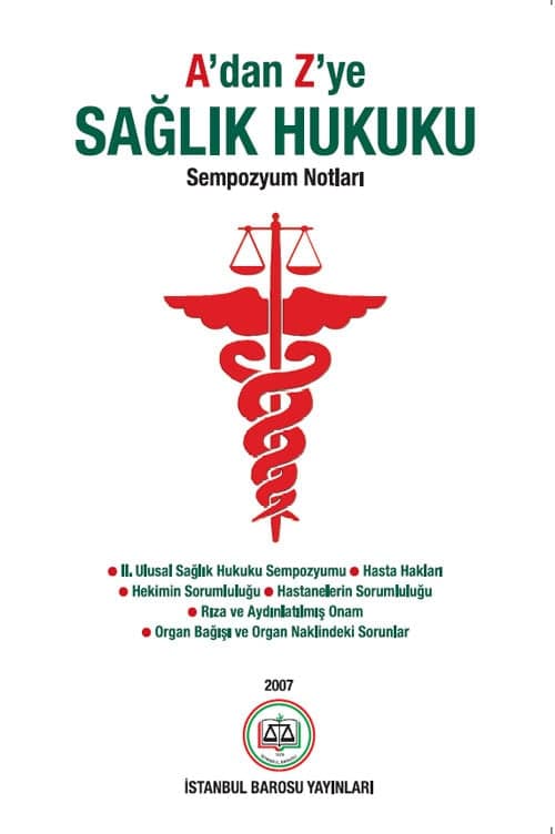 Sağlık Hukuku Kitabı Çıktı