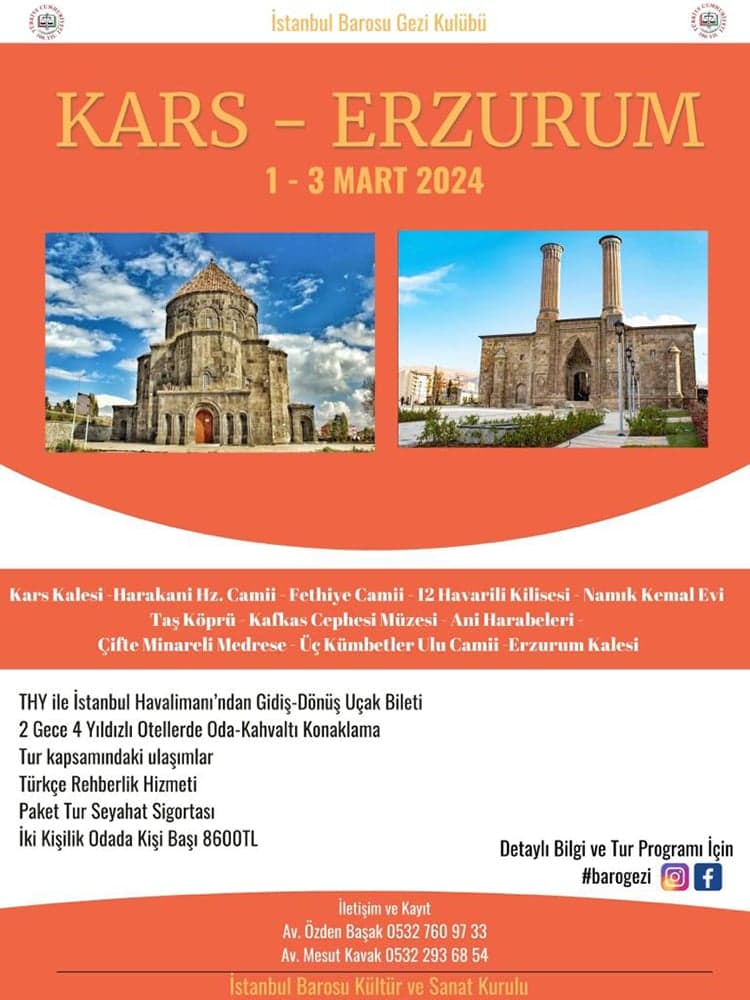 Kars Erzurum Gezisi