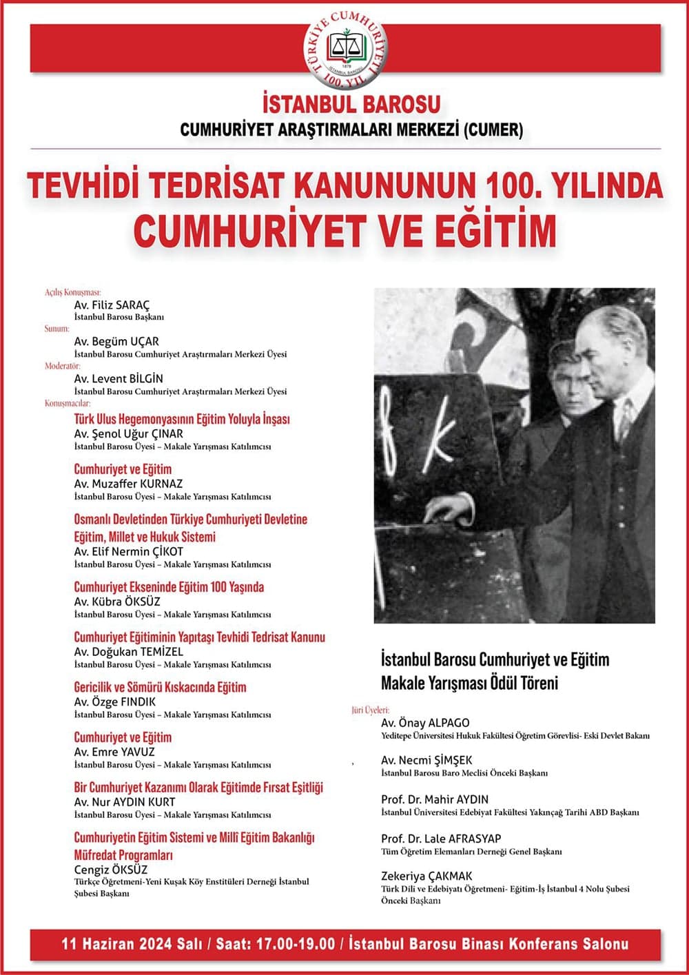 Tevhidi Tedrisat Kanununun 100. Yılında Cumhuriyet ve Eğitim