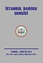 İstanbul Barosu Dergisi 2016-4 Temmuz-Ağustos Sayısı Çıktı