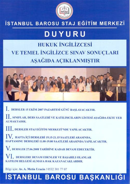İngilizce Sınavı Sonuçları Açıklandı