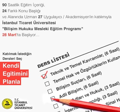 Bilişim Hukuku Eğitimi
