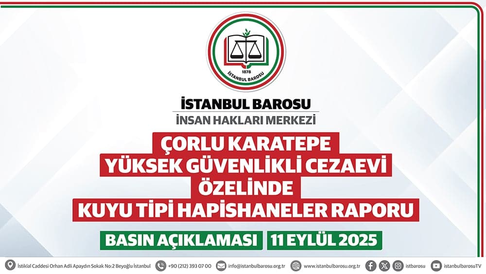 Çorlu Karatepe Yüksek Güvenlikli Cezaevi Özelinde Kuyu Tipi Hapishaneler Raporu