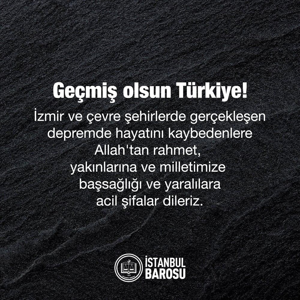 Geçmiş Olsun Türkiye!