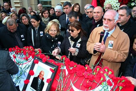 Başkanımız Av. Kazım Kolcuoğlu’nu Son Yolculuğuna Uğurladık