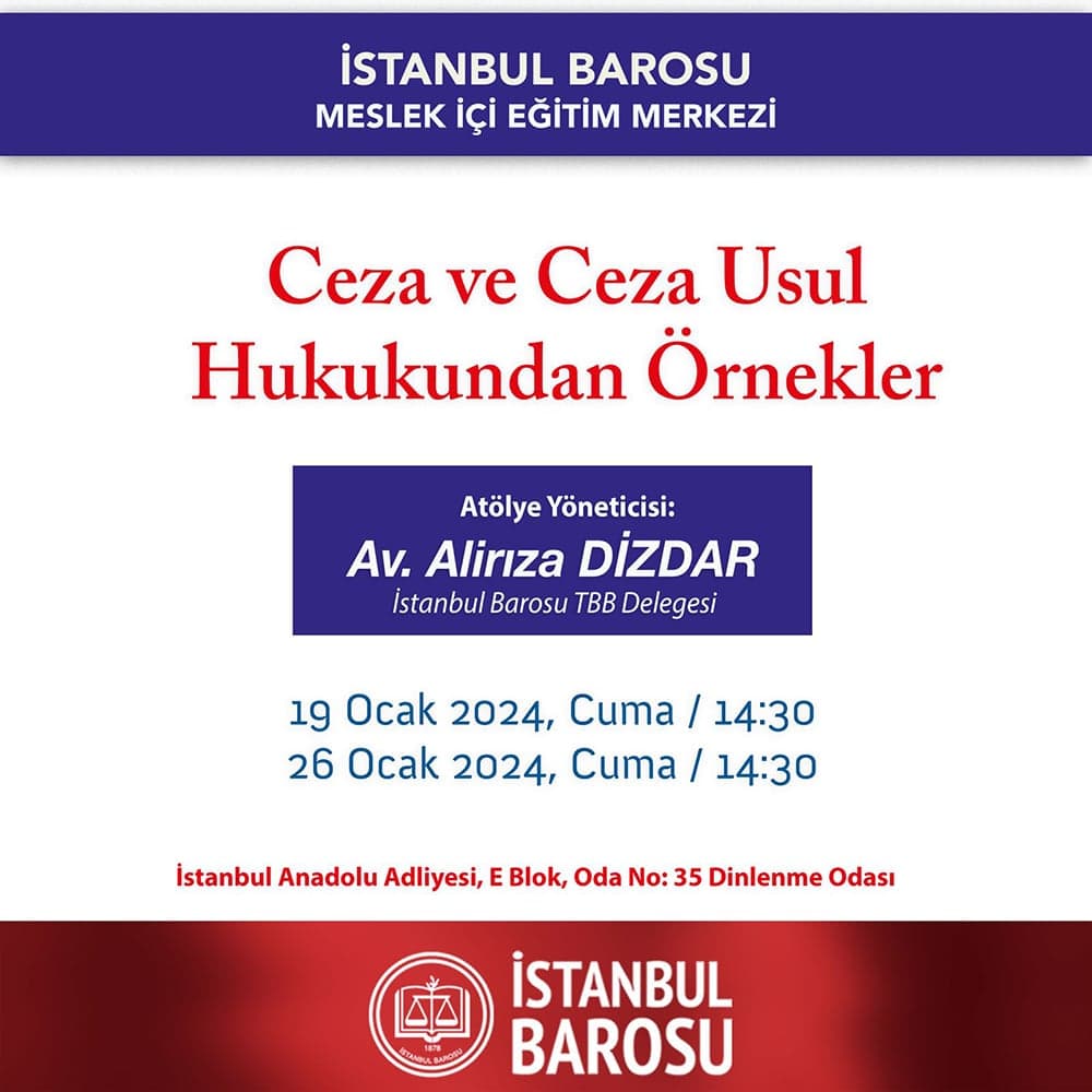 Ceza ve Ceza Usul Hukukundan Örnekler