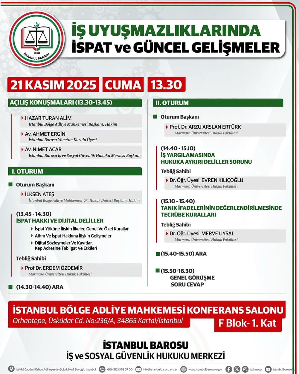 İş Uyuşmazlıklarında İspat ve Güncel Gelişmeler