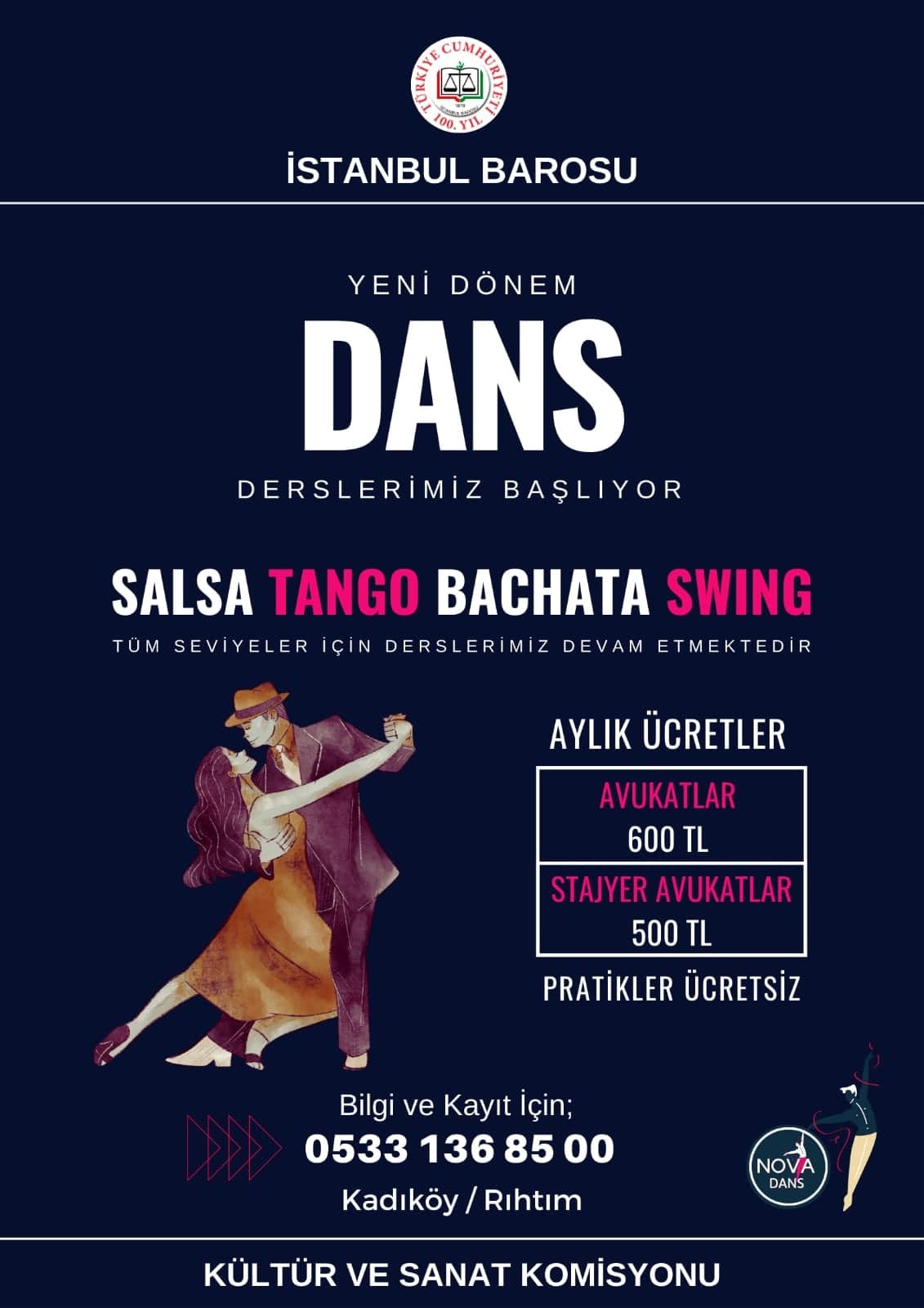 Yeni Dönem Dans Derslerimiz Başlıyor