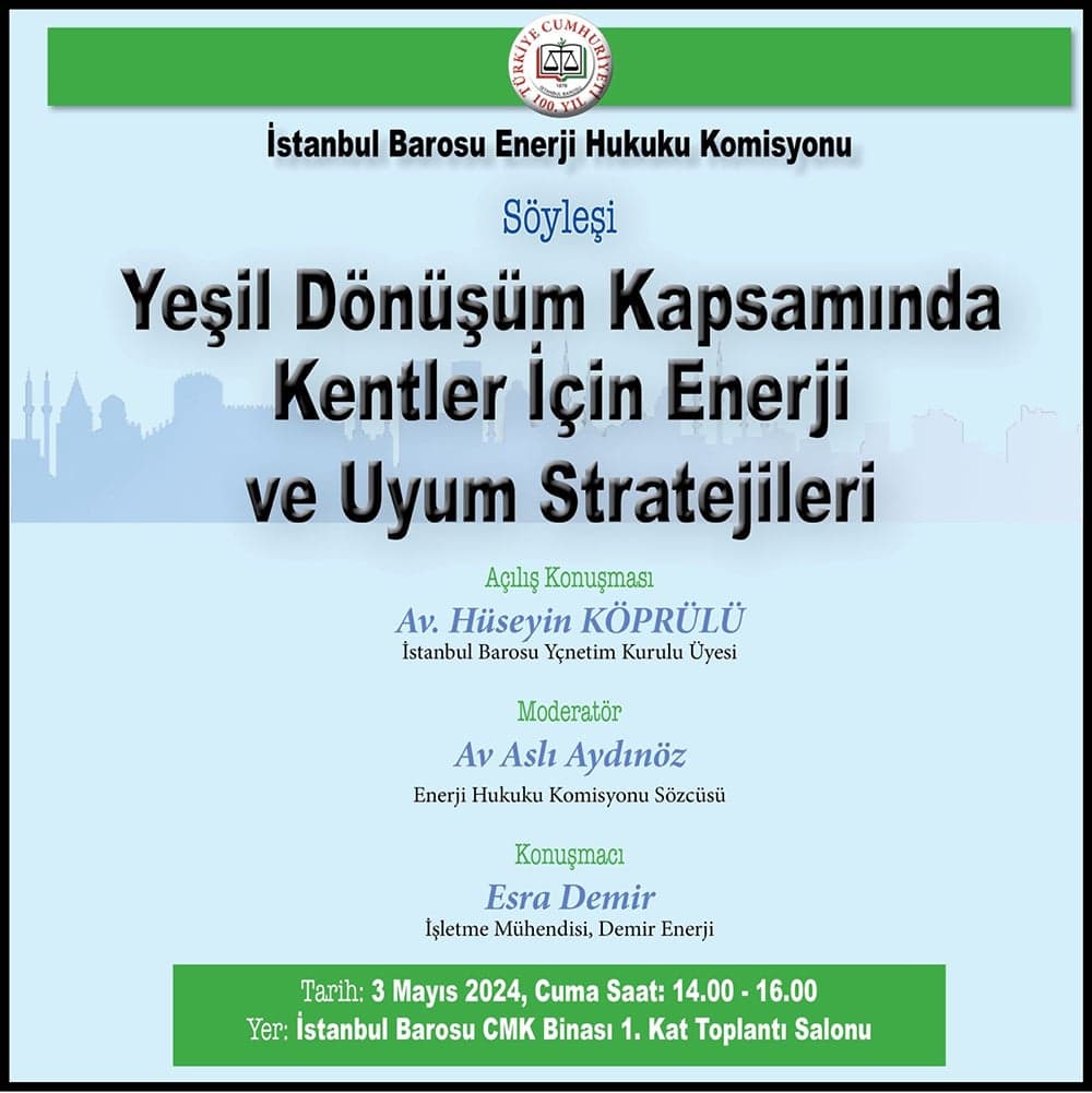 Kentsel Dönüşüm Kapsamında Kentler İçin Enerji ve Uyum Stratejileri