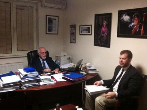 Uluslararası Avukatlar Birliği Temsilcisi Baromuzu Ziyaret Etti

