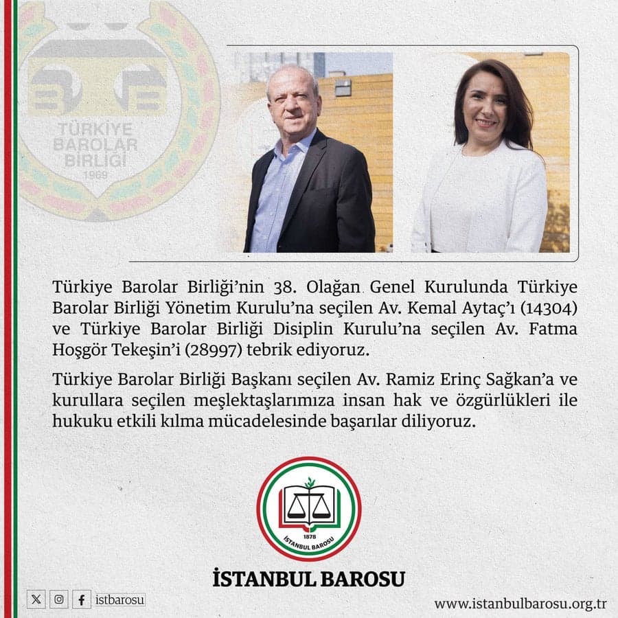 Türkiye Barolar Birliği (TBB) 38. Olağan Genel Kurulu Yapıldı