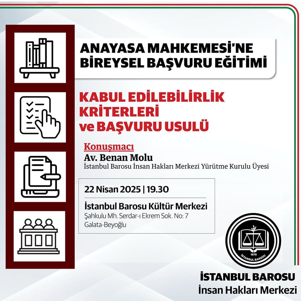 Anayasa Mahkemesi'ne Bireysel Başvuru Eğitimi