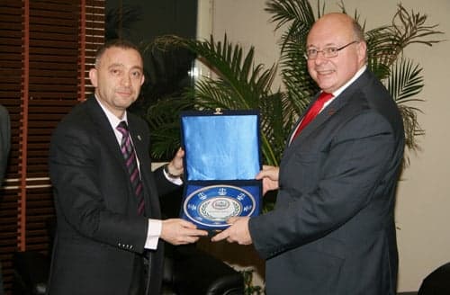 Belçika İstanbul  Baş Konsolosu İstanbul Barosunu Ziyaret Etti
