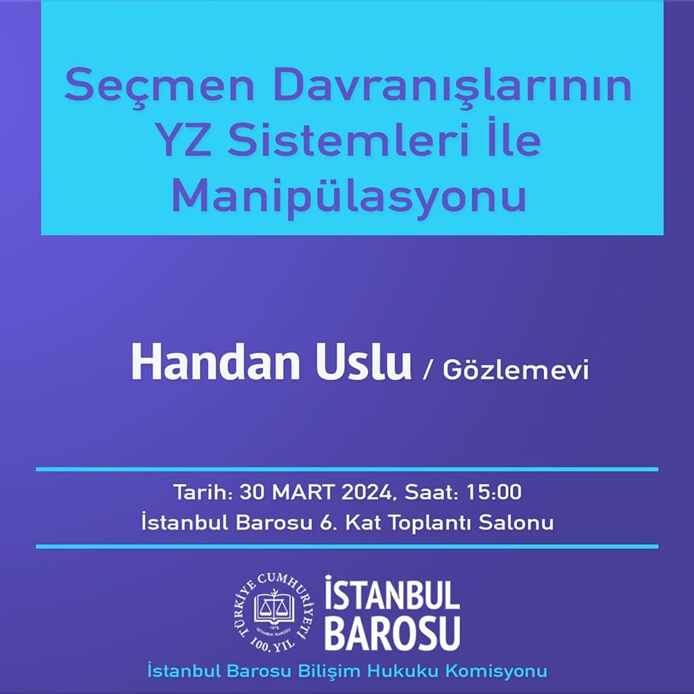 Seçmen Davranışlarının YZ Ssitemleri ile Manipülasyonu