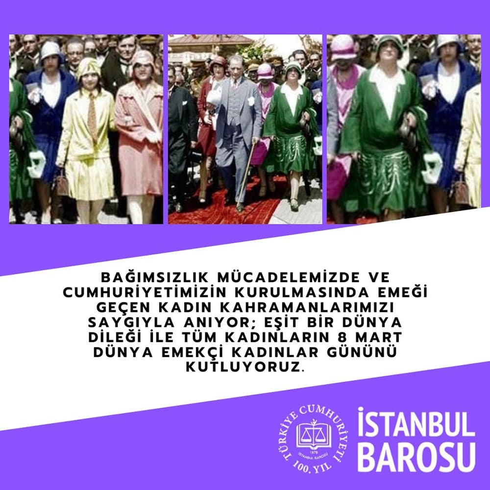 8 Mart Dünya Emekçi Kadınlar Gününü Kutluyoruz