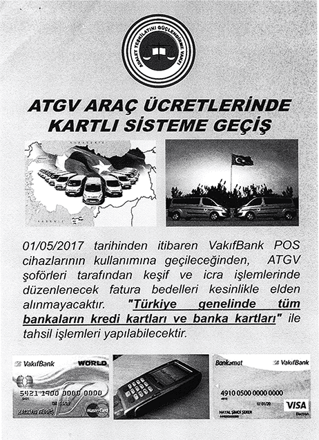 ATGV Araç Ücretlerinde Kartlı Sisteme Geçiş