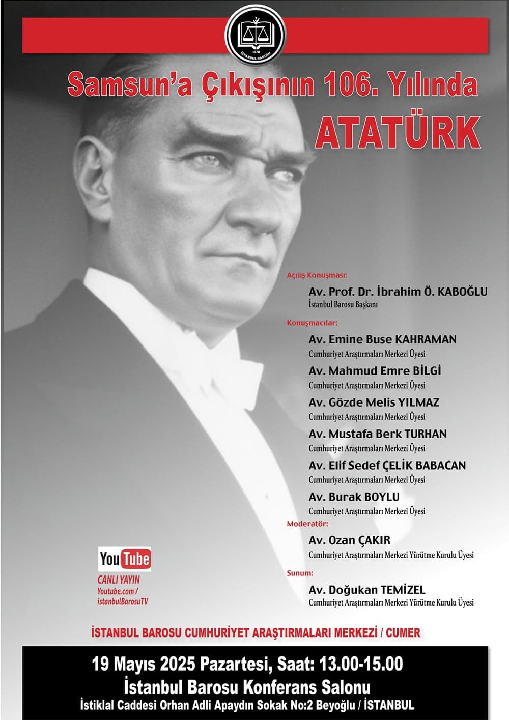 Samsun'a Çıkışının 106. Yılında Atatürk