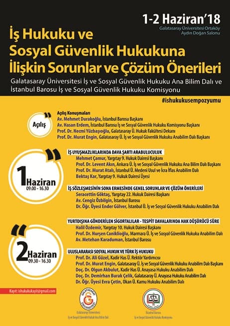 İş Hukuku ve Sosyal Güvenlik Hukukuna İlişkin Sorunlar ve Çözüm Önerileri