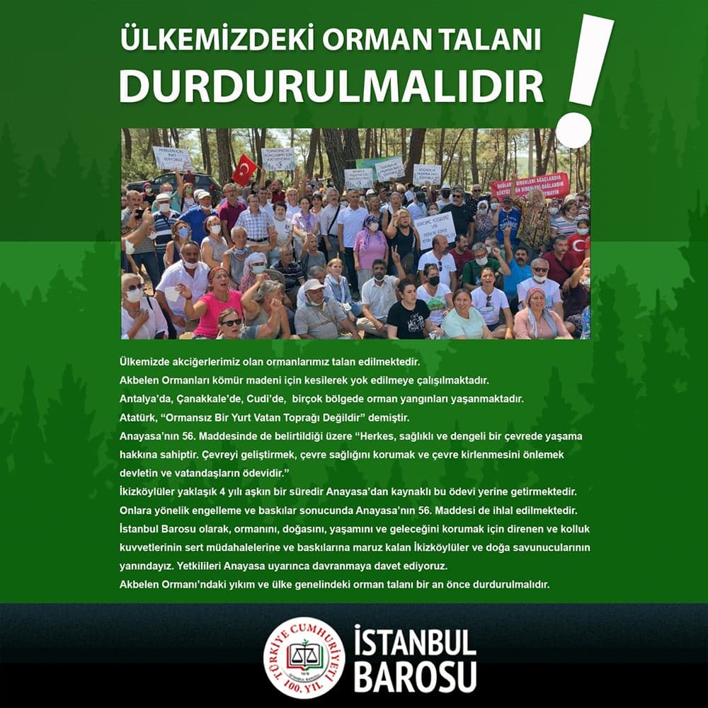 Ülkemizdeki Orman Talanı Durdurulmalıdır