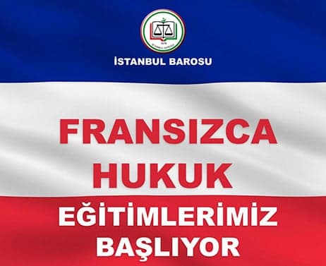 Online (Uzaktan) Fransızca Hukuk Eğitimlerimiz Başlıyor