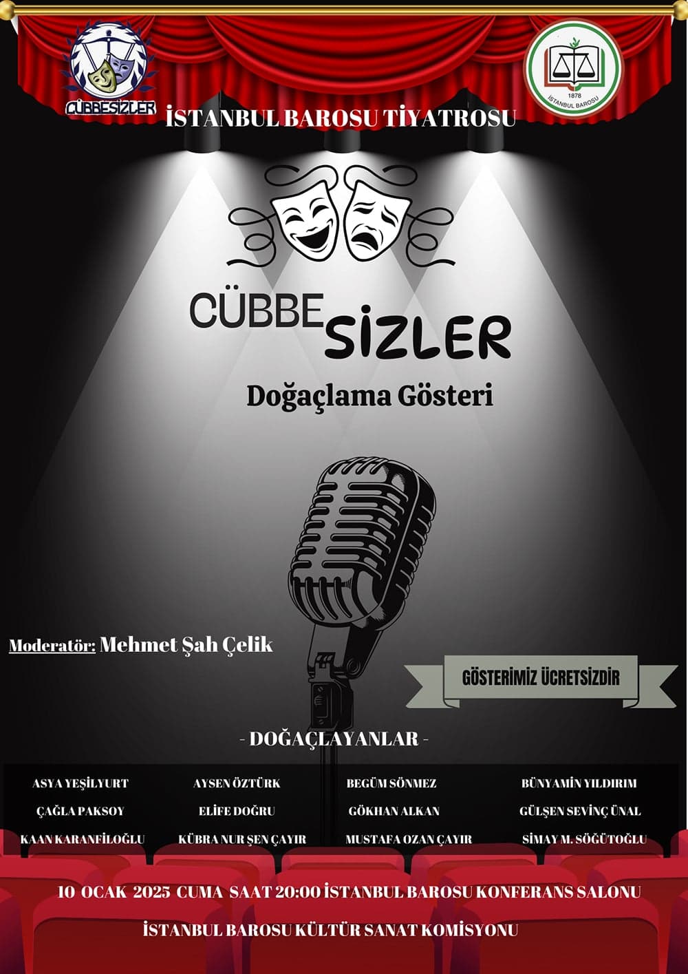 Tiyatro: Cübbesizler