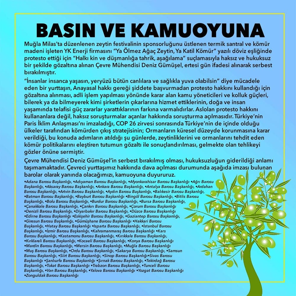 Basına ve Kamuoyuna