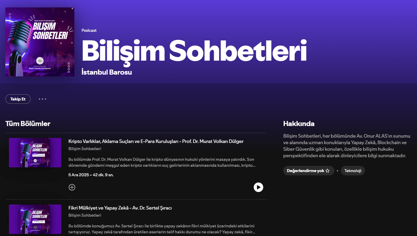Bilişim Sohbetleri Bölüm #1 Av. Fehmi Ünsal Özmestik ile Bilişim Teknolojileri ve Hukuk
