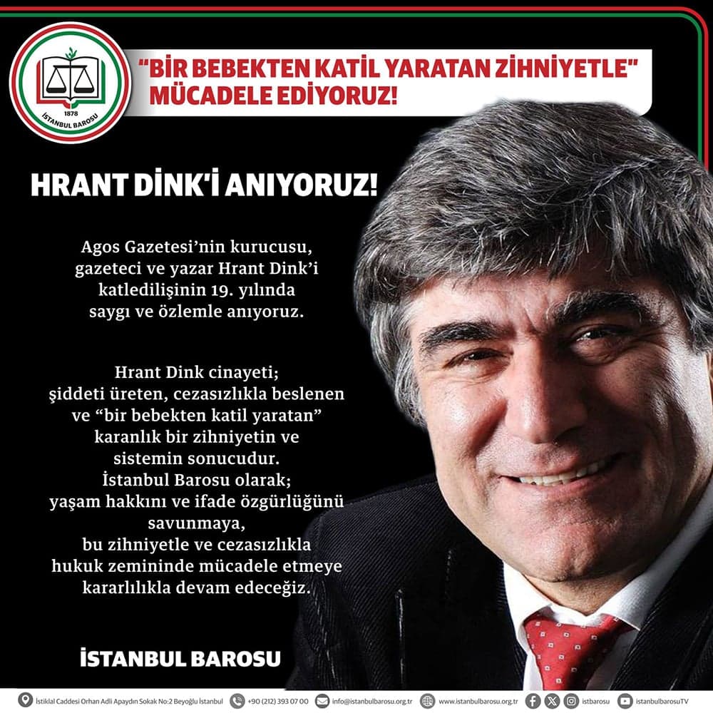 Hrant Dink’i Anıyoruz! 