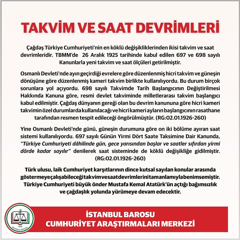 Takvim ve Saat Devrimleri