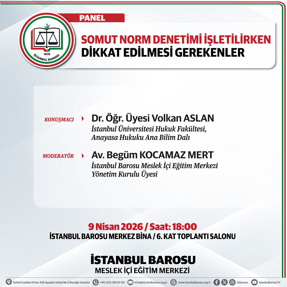 Somut Norm Denetimi İşletilirken Dikkat Edilmesi Gerekenler