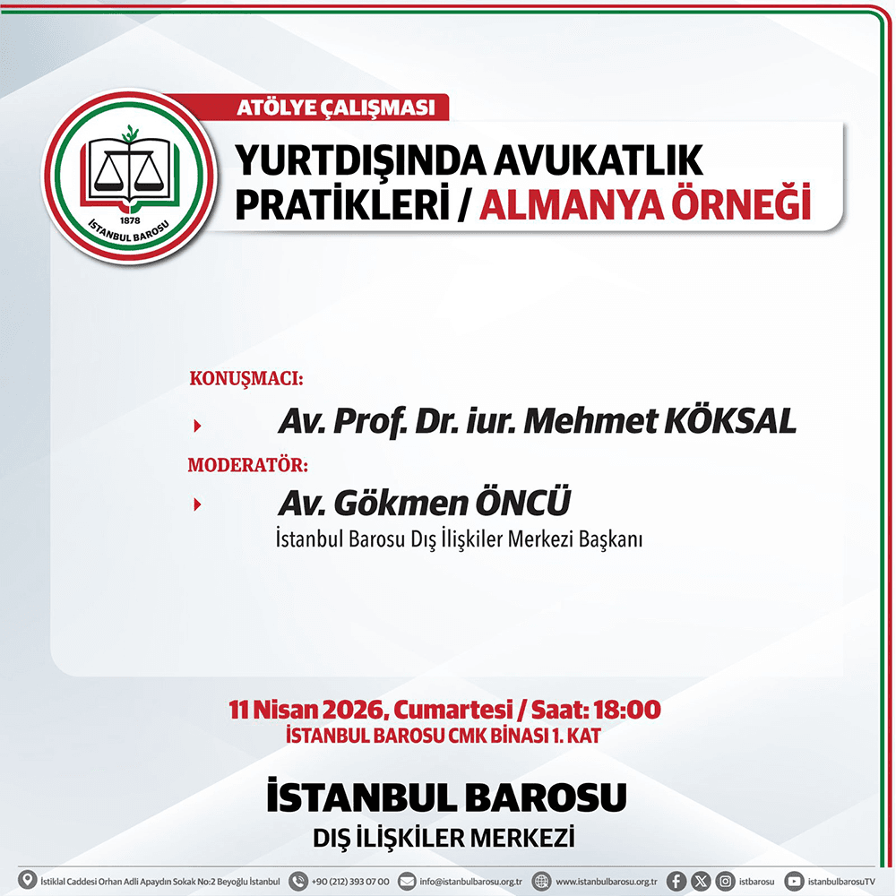 Yurtdışında Avukatlık Pratikleri / Almanya Örneği