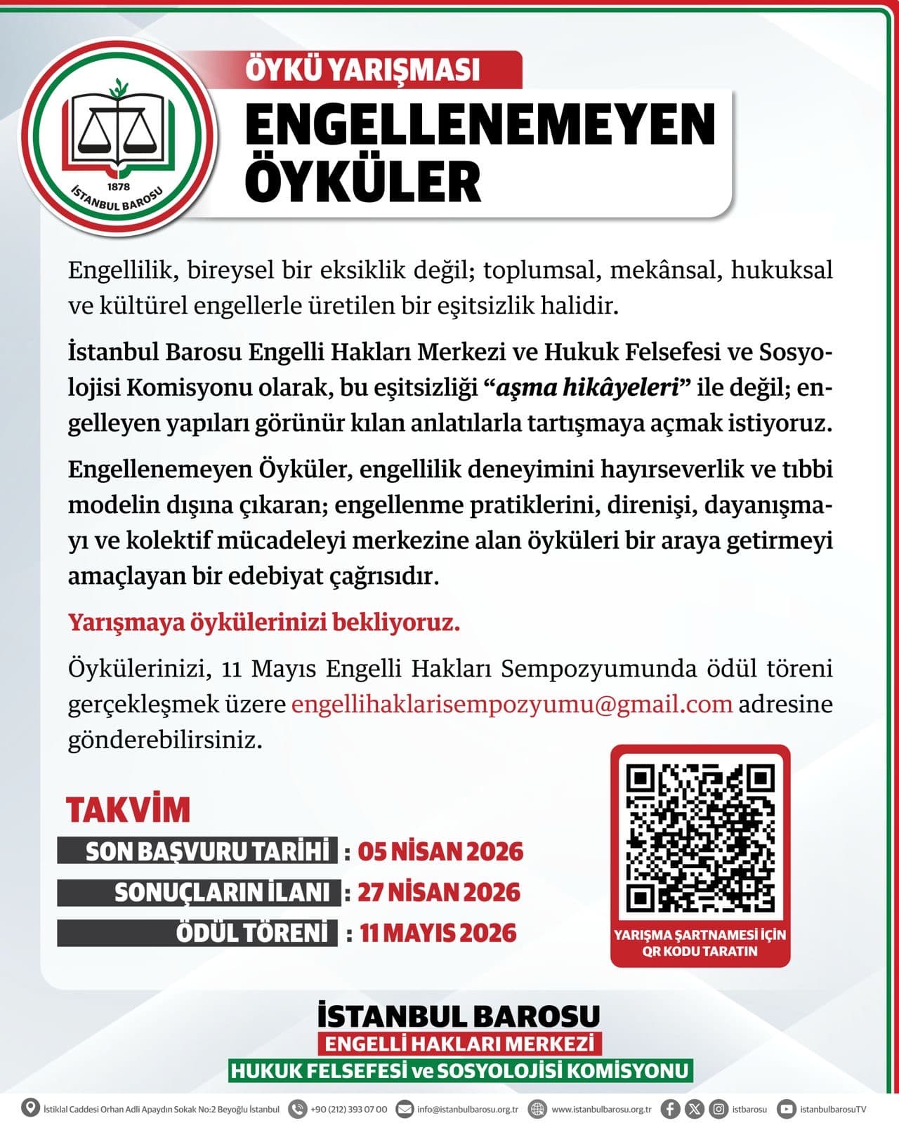 Engellenemeyen Öyküler - Öykü Yarışması
