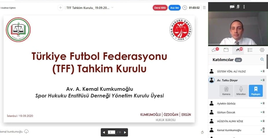 Spor Hukuku Sertifika Programı - 3