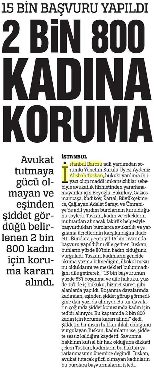 Geçen Yıl Adli Yardıma 15 Bin Kişi Başvurdu - 9